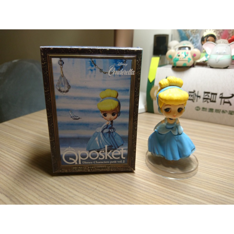 迪士尼 Qposket 公主 公仔 愛麗絲 白雪公主 灰姑娘 仙度瑞拉 景品 mini版