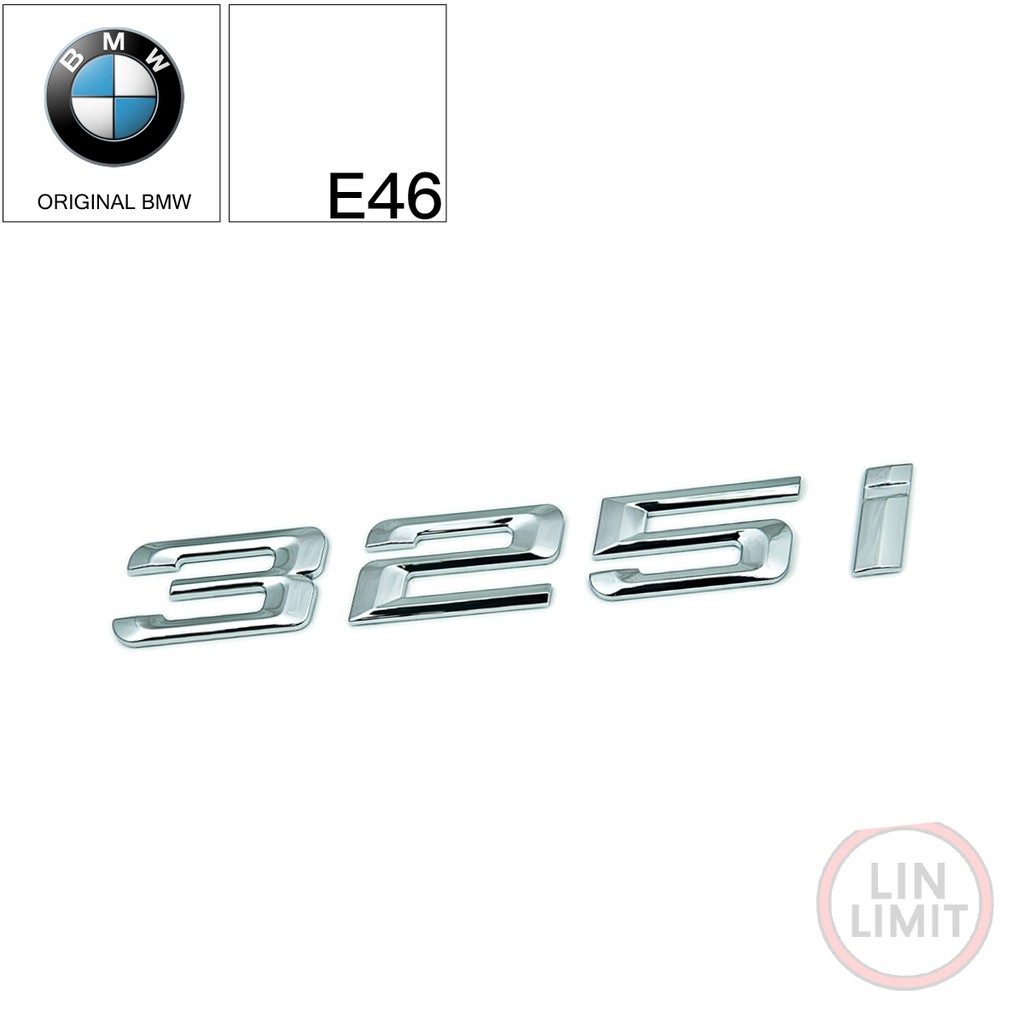 BMW原廠 3系列 E46 325i 標誌 前蓋 後蓋 葉子板 BMW標誌 林極限雙B 51147025251