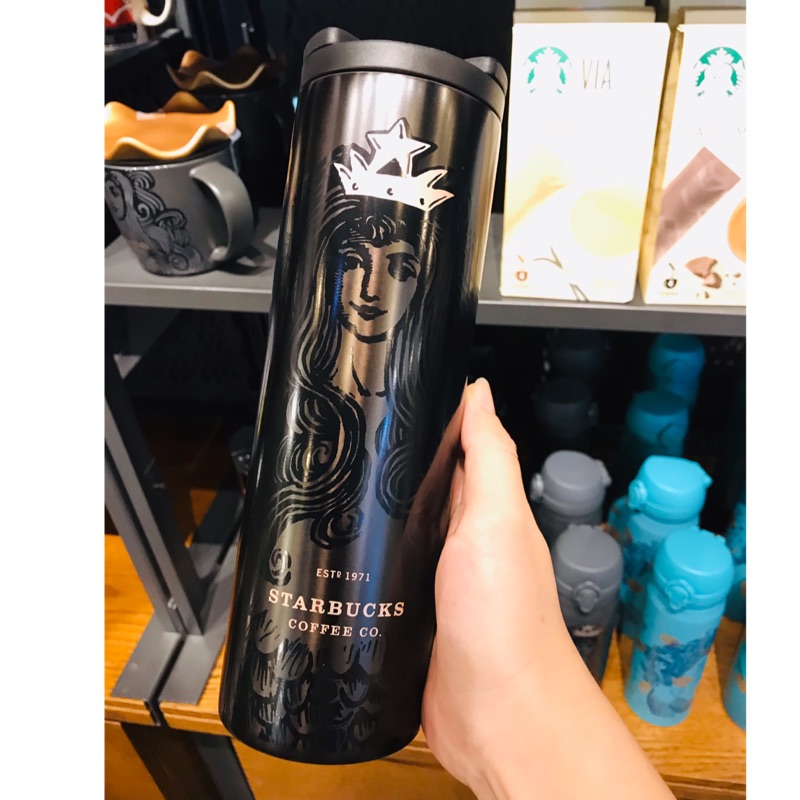 星巴克 人魚皇冠不鏽鋼杯 16OZ Starbucks 2019/09/18上市