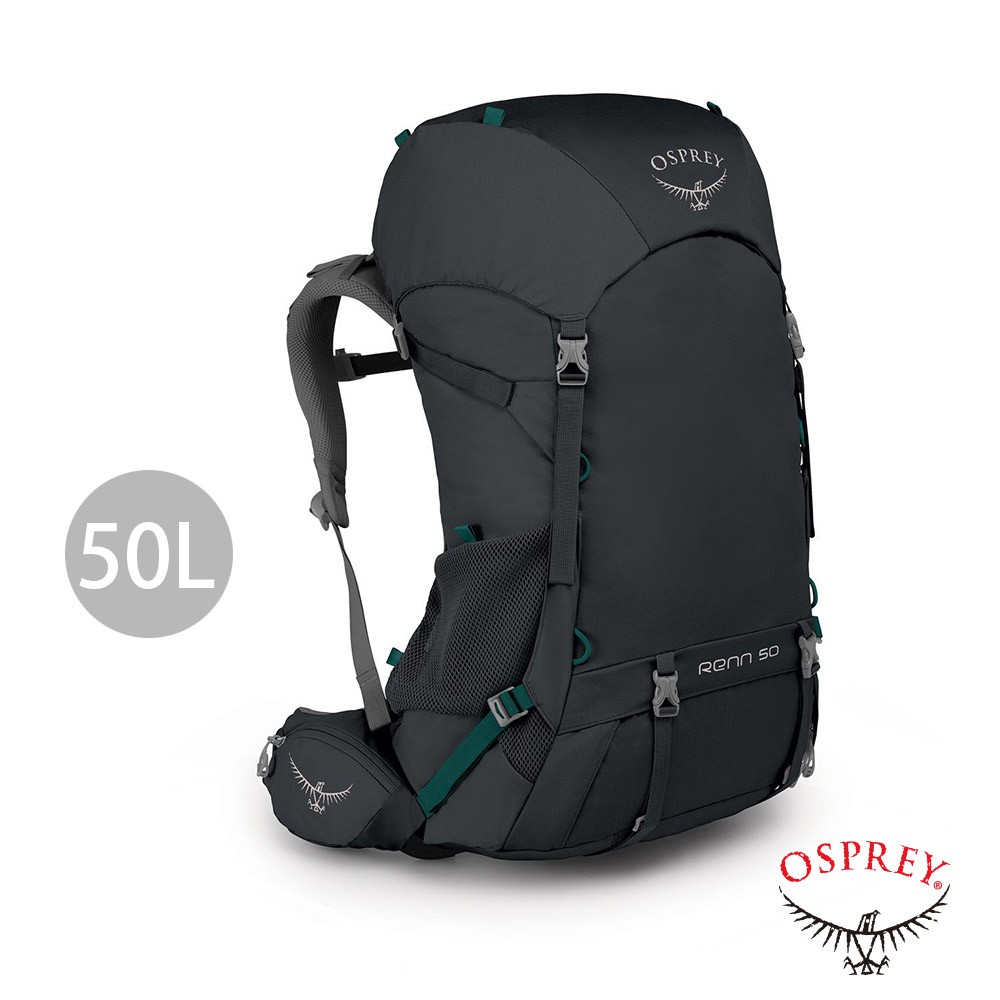 【Osprey】Renn 50L 女款 專業背包(煤渣灰)-50公升登山後背包/健行包│OSBB2WBF2694-F