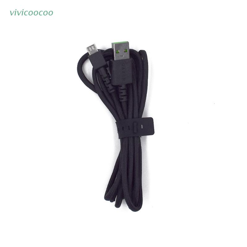 VIVI   ❤~ 適用於 Razer Viper Ultimate 鼠標的 USB 鼠標線鼠標電纜替換 PVC 線