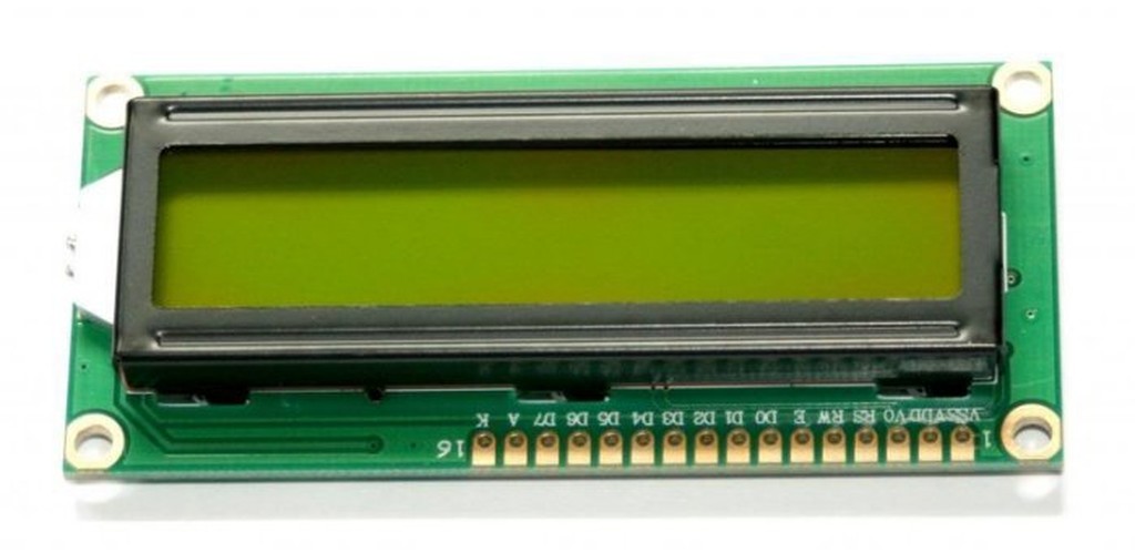 ►61◄LCD 1602A 黑色字 黃綠背光 3.3V (送排針) Arduino 16x2 16*2 黃綠底黑字