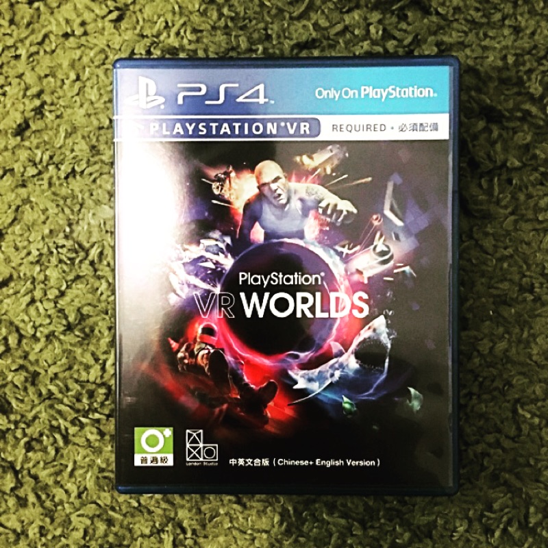 PS4(二手）VR Worlds 中英文合版