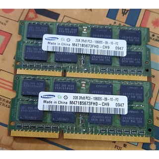 三星2GB DDR3 1333筆電記憶體/2條