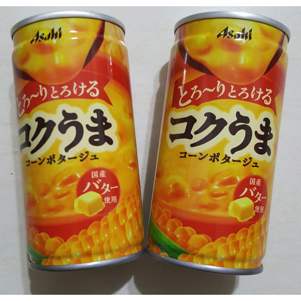 朝日 Asahi 麒麟 KIRIN 濃厚玉米濃湯 玉米濃湯 罐裝玉米濃湯  濃厚 玉米濃湯  既食玉米濃湯 玉米濃湯罐