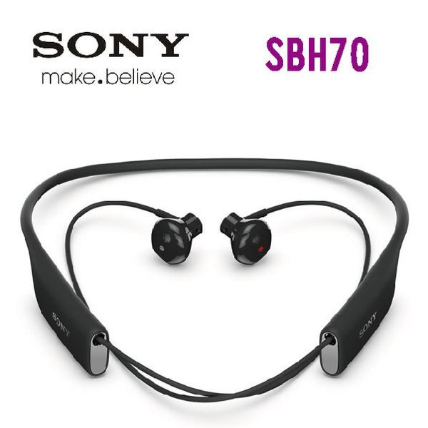 Sony SBH-70 防水 頸掛式 藍牙 無線耳機 防水等級IP57 耳塞式 運動耳機 慢跑 健身 通話