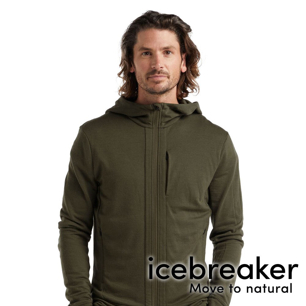 【icebreaker】Quantum III 男_羊毛連帽保暖外套 GT270『兩色』0A59JX 登山 羊毛 中層衣