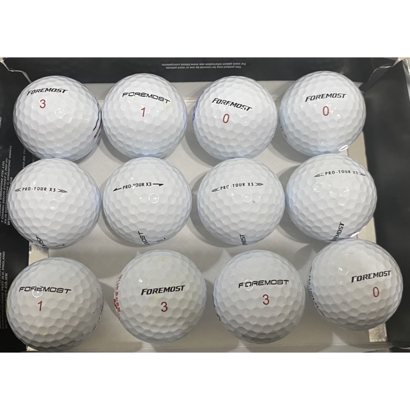✨現貨✨Foremost X3、X4、A3、混合 8成新二手Golf高爾夫球 12顆盒裝