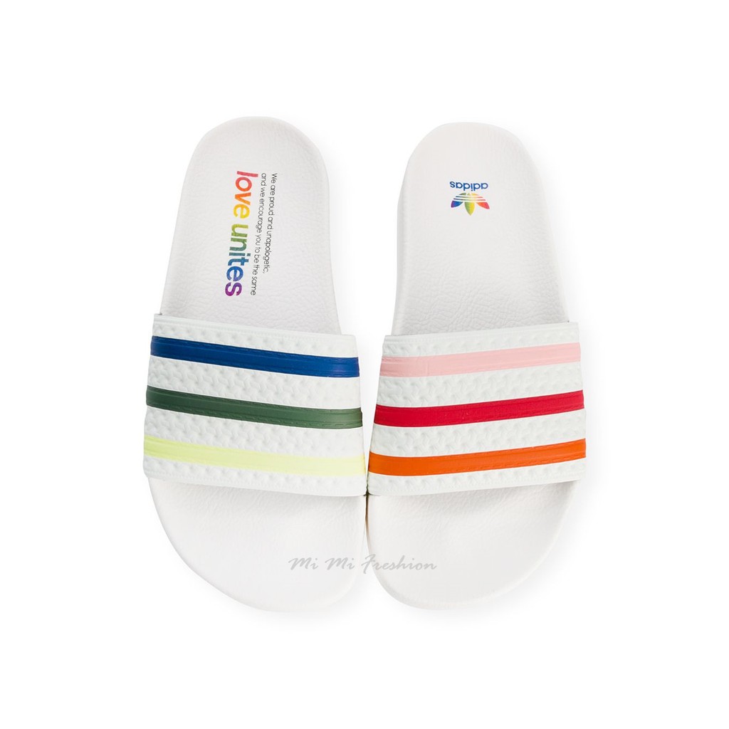 adidas love unites slides