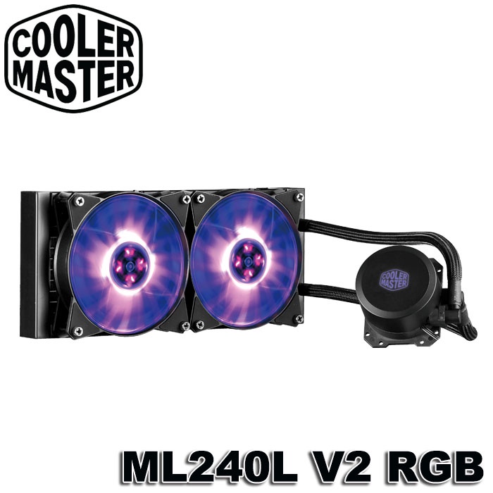 【3CTOWN】含稅 CoolerMaster MasterLiquid ML240L V2 RGB CPU水冷散熱器