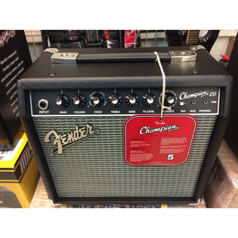 傑禾樂器 ～ Fender Champion 20 20瓦 電吉他音箱 原廠公司貨