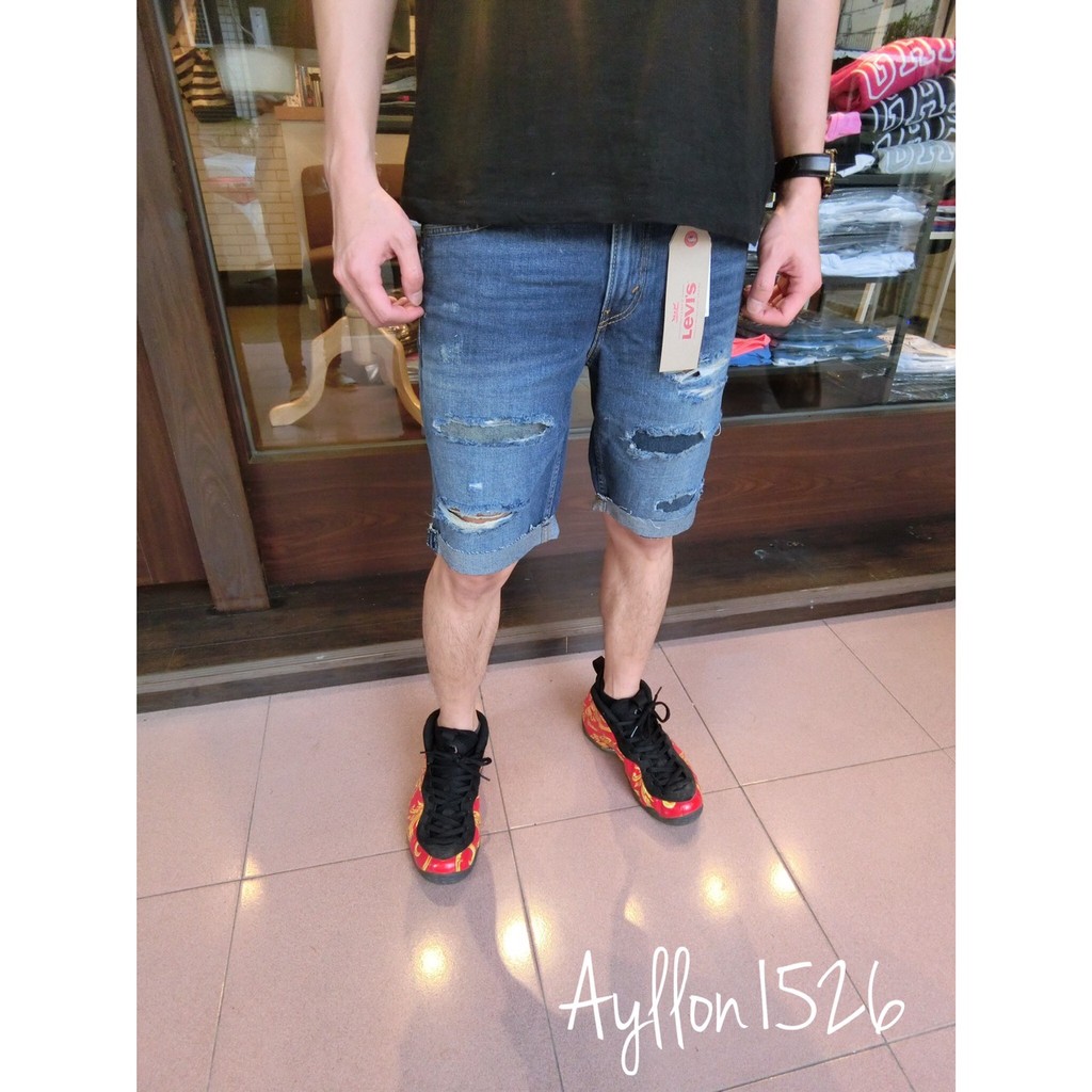 【Ayllon】熱銷款 Levis 511 經典窄版 深色 破壞牛仔褲 代購 現貨