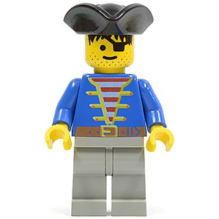 樂高人偶王 LEGO 海盜系列#6285  pi005 船長