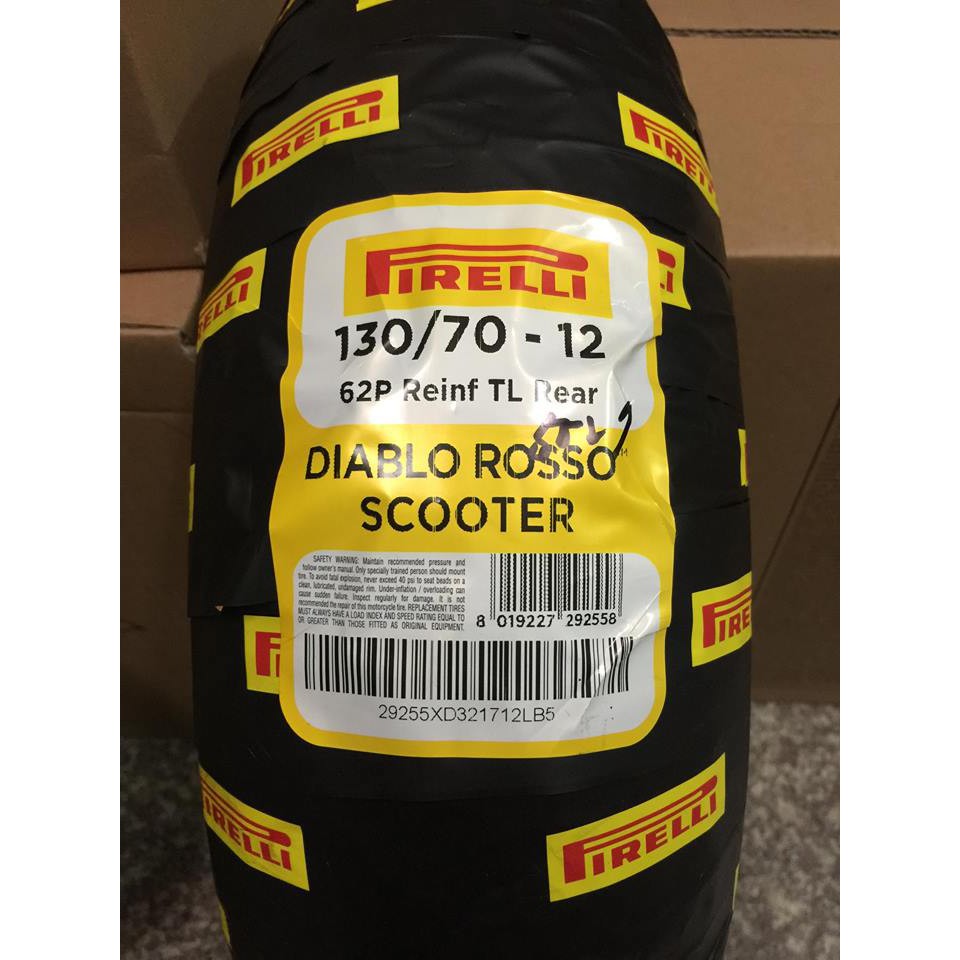 自取價【油品味】PIRELLI 紅惡魔 130/70-12 DIABLO ROSSO 倍耐力輪胎 惡魔胎,自取價