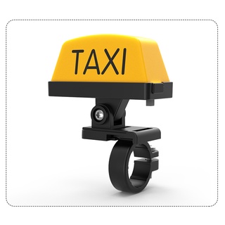 【安可居家小物】摩托車TAXI摩的燈個性創意電瓶車頭盔裝飾燈充電快拆計程車燈警示燈 機車警示燈 電動車裝飾自行車小夜燈裝飾