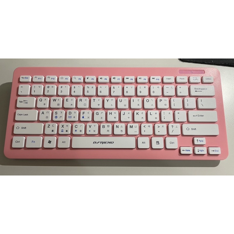 [二手］B.Friend BT300 藍芽無線鍵盤 粉色