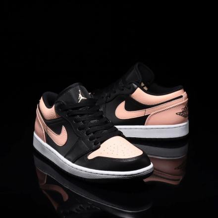 【ZAjapan】日本代購 NIKE AIR JORDAN 1 LOW CRIMSON TINT 黑粉 低筒