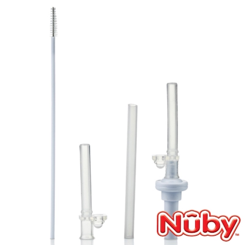 全新 💯公司貨 Nuby 流線型吸管杯配件組