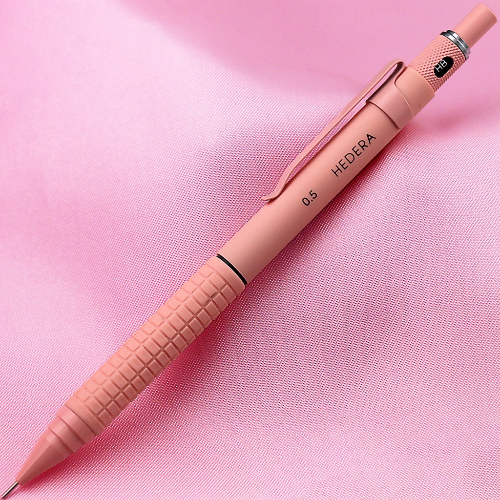 日本 TSUTAYA HEDERA 0.5mm 製圖自動鉛筆: 粉紅色/Pink