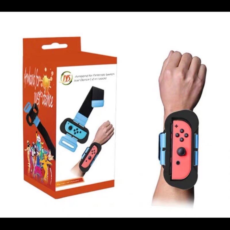 現貨NS Switch Joy Con 2入裝跳舞體感腕帶手環 just dance 2020 健身環 全新