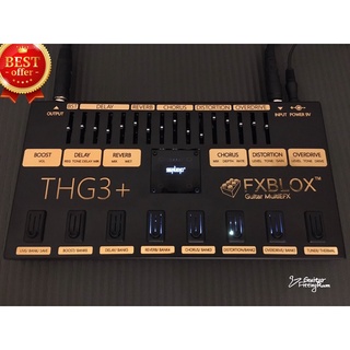 綜合效果器 綜合 效果器THG3P 破音 過載 延遲 合聲 殘響 BOOST TUNER 溫感測 吉他效果器