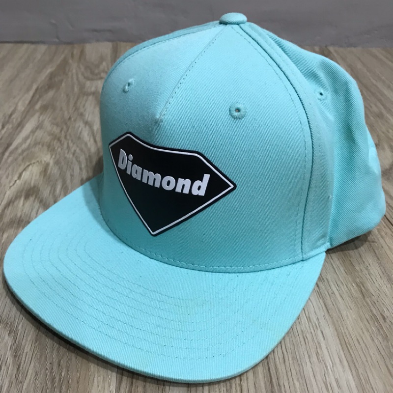 Diamond 薄荷綠棒球平沿帽