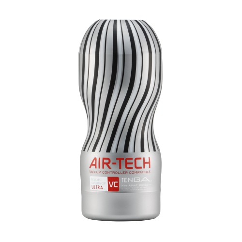 贈潤滑液+自慰器 日本TENGA AIR-TECH 重複使用 控制器兼容版 空氣飛機杯 VC銀灰極大款  無電動控制器