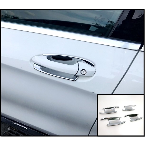 圓夢工廠 Benz 賓士 GLA X156 GLA180 GLA200 GLA220 鍍鉻銀 車門把手防刮門碗內襯 飾貼