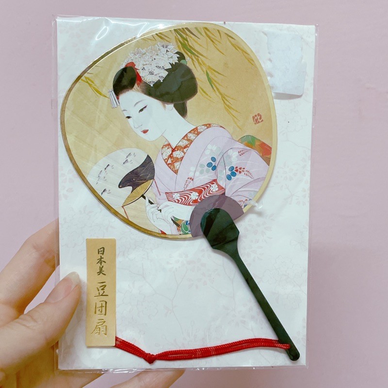 日本🇯🇵 扇子 豆團扇 卡片