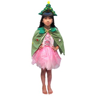聖誕樹披風裝,可愛的寶貝 萬聖節 表演 派對服裝 羽毛系列披風 "台灣製造"