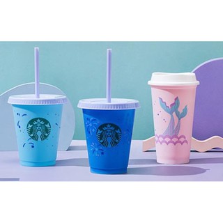 ⭐️Starbucks ☆星巴克 煙花冷變KiaraTOGO冷水杯 夢幻魚尾Kermit隨行杯