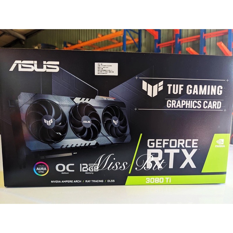 【Miss bit】華碩 TUF RTX3080 TI O12G GAMING 顯示卡