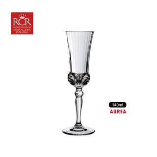 義大利RCR AUREA系列笛型香檳杯 無鉛水晶玻璃 140ml高腳杯 KAYEN