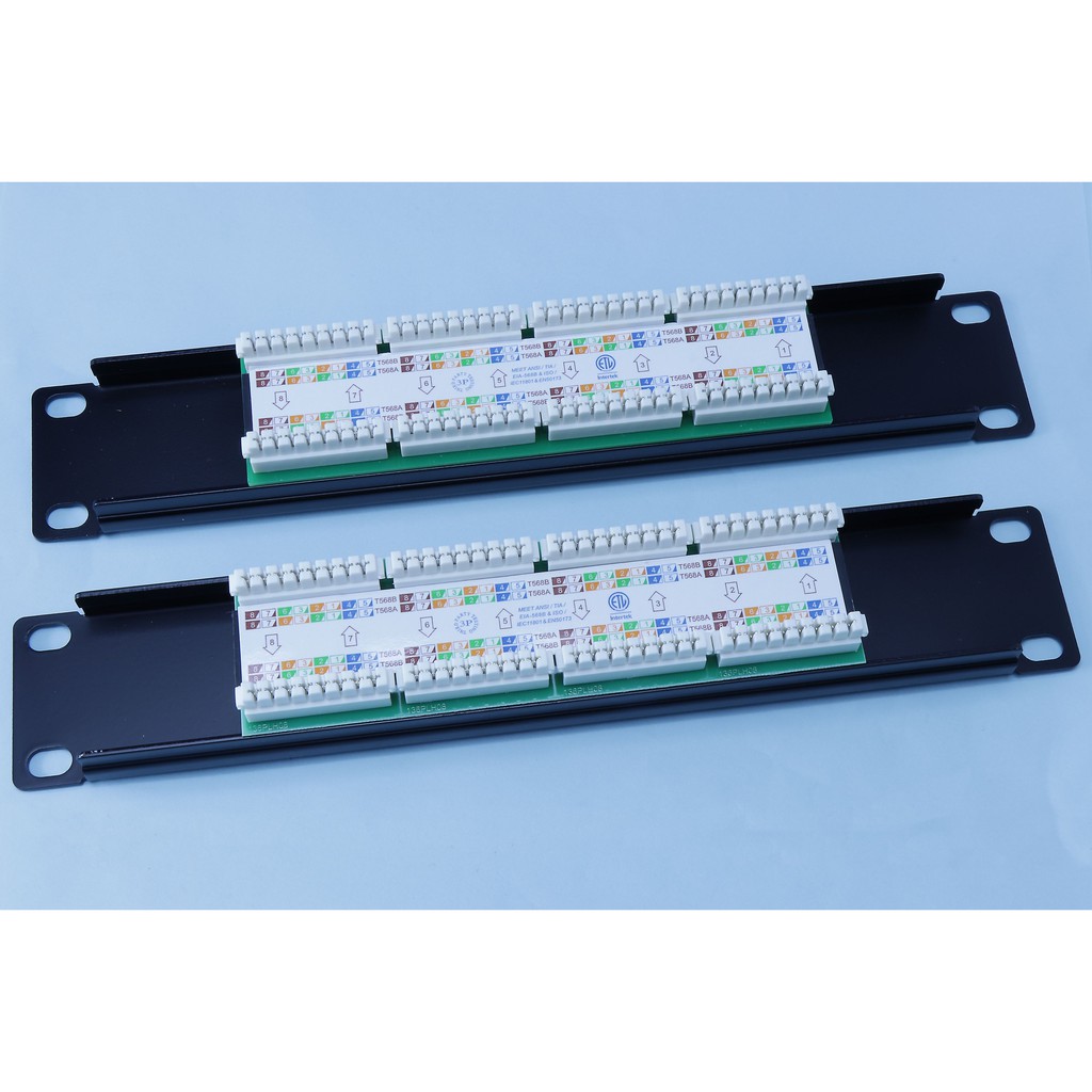 台製 3ANET 模組式 1U 10吋 8 Ports Patch Panel 網路跳線面板 跳接面板