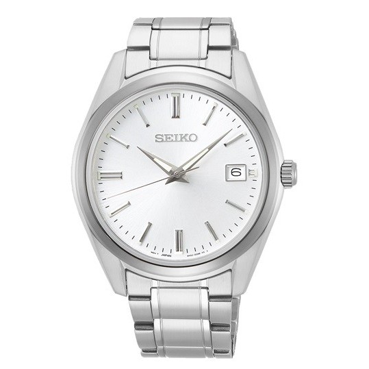 SEIKO 簡約大三針時尚腕錶/銀-40mm 6N52-00A0S(SUR307P1)(SK037)