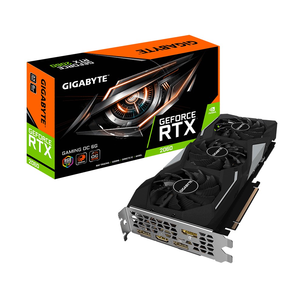GIGABYTE 技嘉 RTX2060 GAMING OC 6G 顯示卡