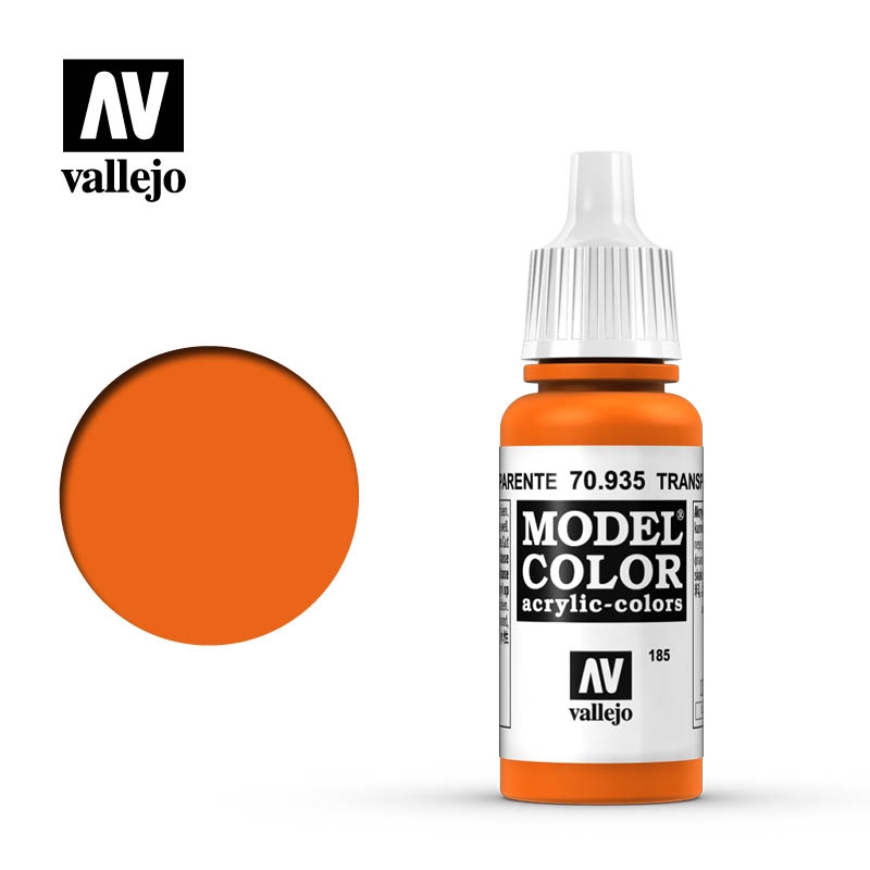 AV ModelColor 70935 透明橘色 Transparent Orangeˉ水漆vallejo