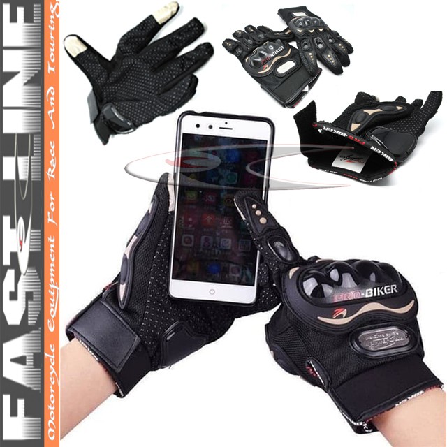 手套 Pro Biker 凝膠觸摸屏騎自行車者摩托車旅行保護器安全