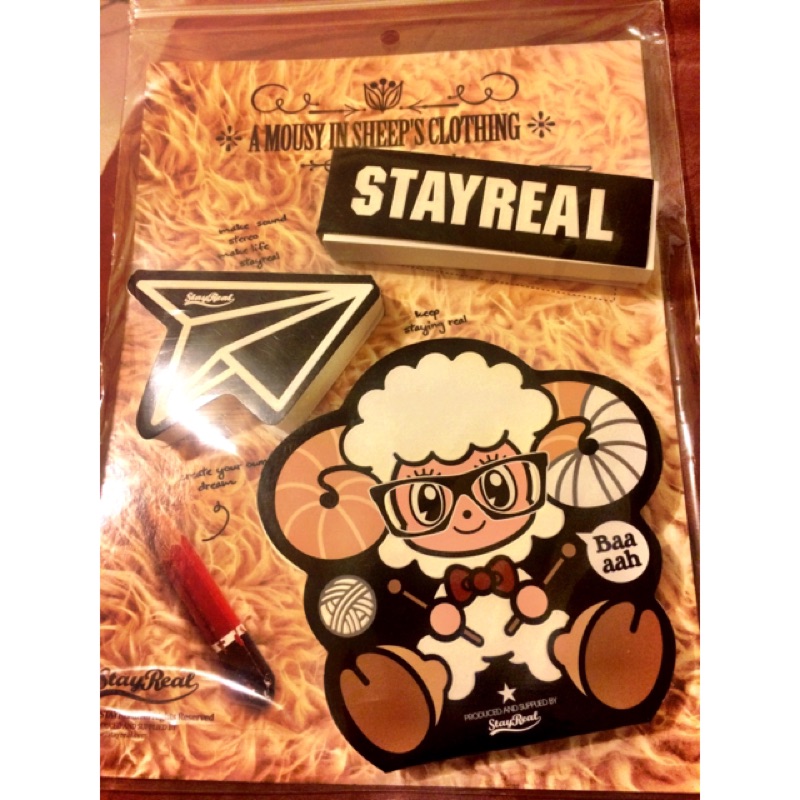 Stayreal羊咩咩小鼠便條紙組