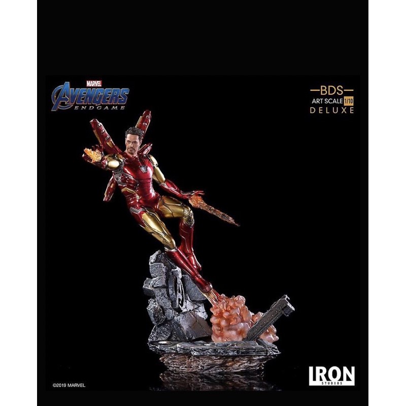 全新現貨 Iron Studios  豪華版 1/10 鋼鐵人 復仇者聯盟 終局之戰 雕像模型