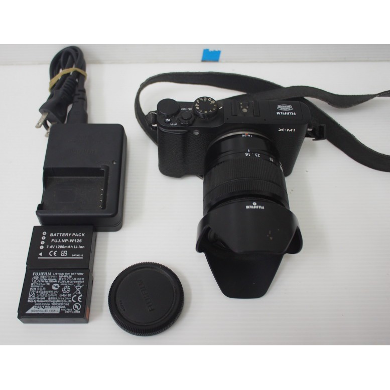 [崴勝3C] 二手 雙電池 富士 FUJIFILM X-M1 + XC 16-50MM 鏡頭