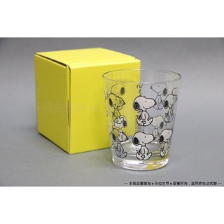 日本 PEANUTS 史努比 Snoopy 散步滿版 玻璃杯 水杯 200ml