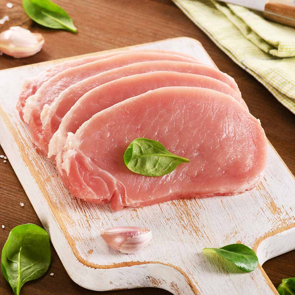 【上野物產 】台灣產 超厚切豬里肌肉片 (約5-8片/盤/250g±10%) 豬肉/豬排/豬肉片.