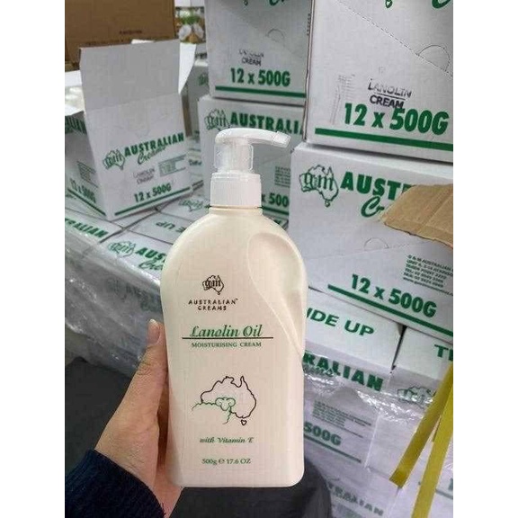 澳洲GM綿羊油保濕護膚霜500ml(超取最多9瓶)