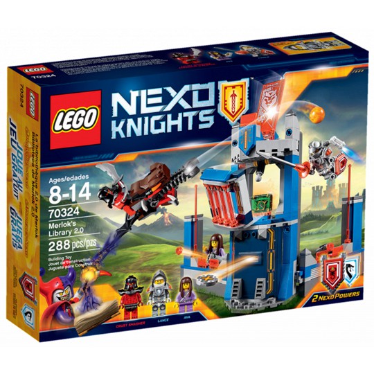 磚家 LEGO 樂高 70324 Nexo Knights 未來騎士 梅洛克2.0圖書館 無盒 無書 無貼紙