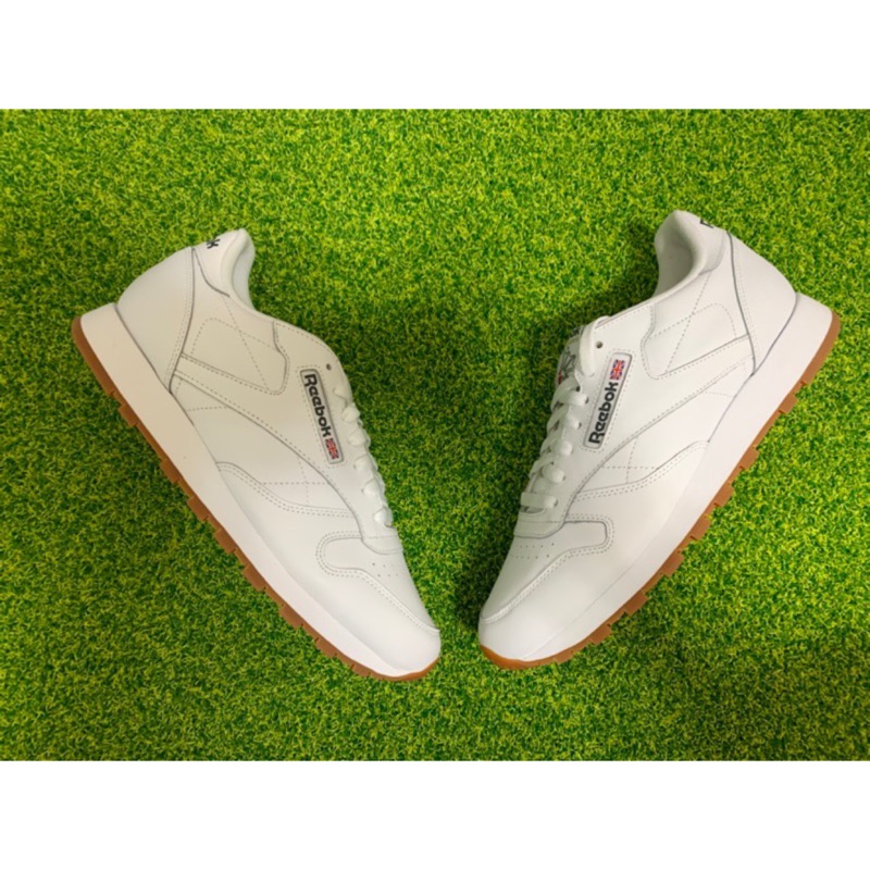 <Taiwan小鮮肉>Reebok Classic Leather 49799 白 皮革 膠底 球鞋 休閒鞋 復古 男鞋