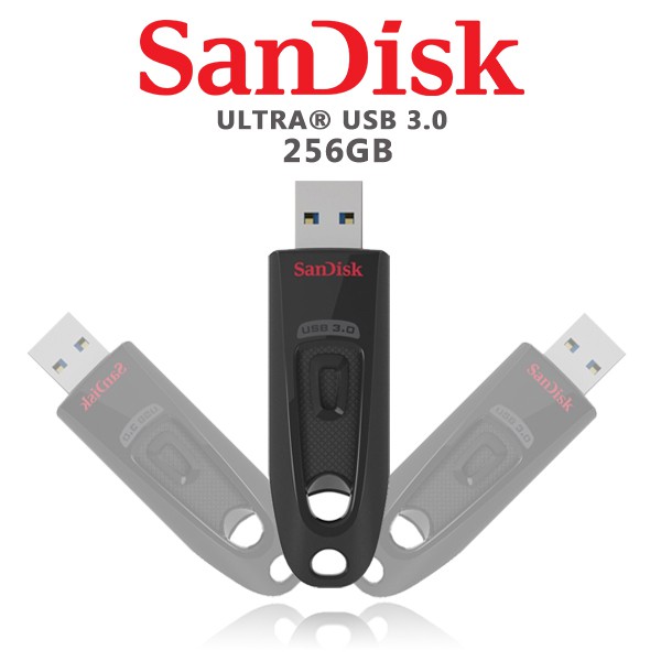 SANDISK 256G Ultra CZ48 USB 3.0 隨身碟 高速 100MB/s 現貨 廠商直送