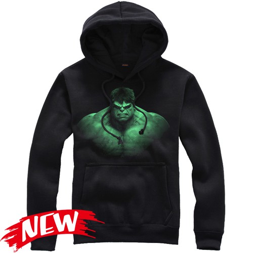 【綠巨人浩克 The Hulk】連帽厚絨長袖漫威漫畫超級英雄電影系列T恤 新款上市購買多件多優惠!