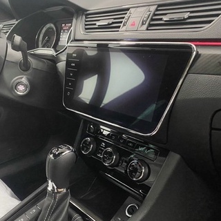 職人匠-台灣製造實車打版反光抗指紋 Skoda Superb 螢幕保護貼 /主機保護貼 (下標請註明年份/有旋鈕無旋紐)