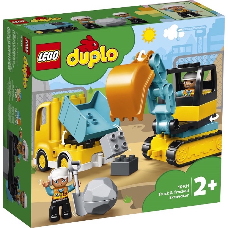 Home&amp;brick LEGO 10931 卡車&amp;挖土機 Duplo